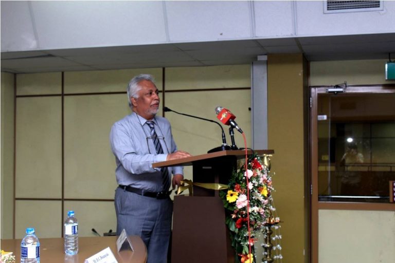 The Chief Guest of the event Vice Chancellor of University of Colombo Senior Prof. Lakshman Dissanayake addressed the gathering